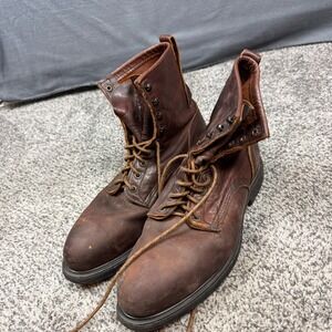 Red Wing Boots Men's 10.5 4451 Supersole Steel Toe Brown Workwear Heritage